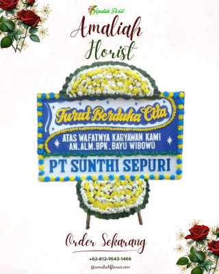 Papan Bunga Duka di Bengalon